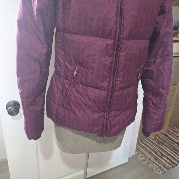 Columbia Plum Purple Puffer Hooded Coat, Size S - Picture 9 of 16